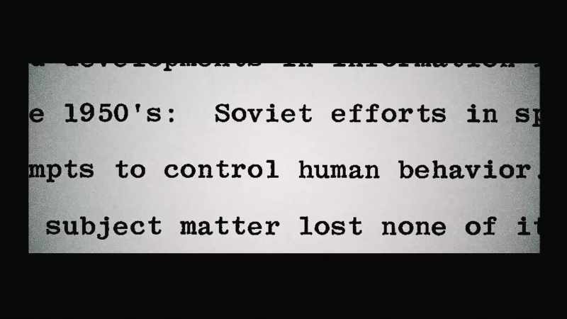 References were also made to Soviet Cybernetics programs
