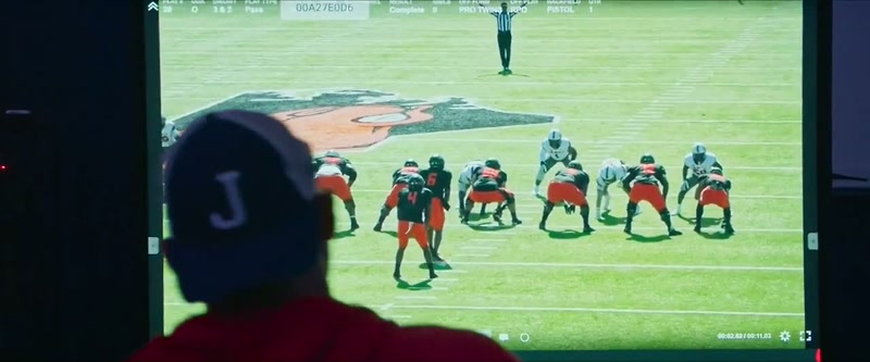 [Reilly] Just know that you guys have man coverage and the A gap