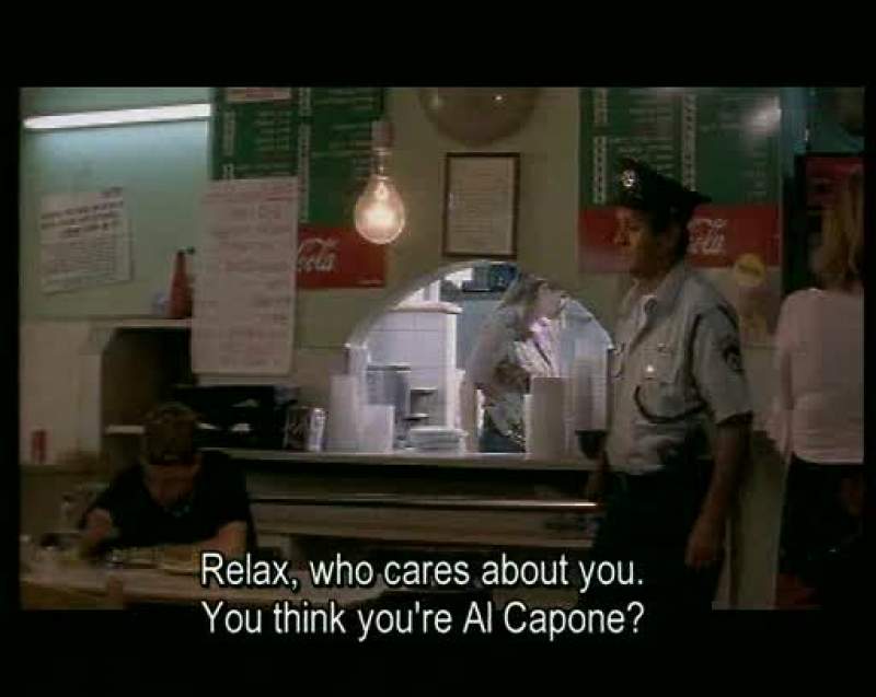 Relax who cares about you You think you're Al Capone