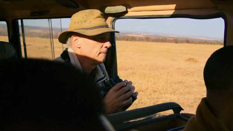 Rem, there's a lion over there. Can we stop for a minute?