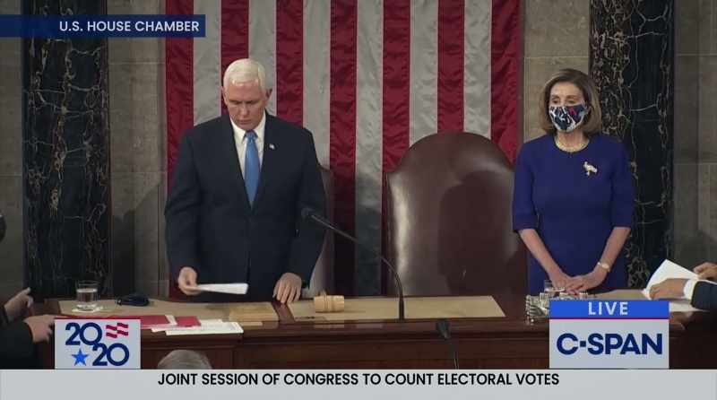 Rep. Eric Swalwell: The joint session gavels in