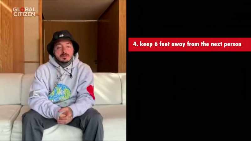 ( REPEATING IN SPANISH ) NUMBER FOUR, KEEP SIX FEET AWAY