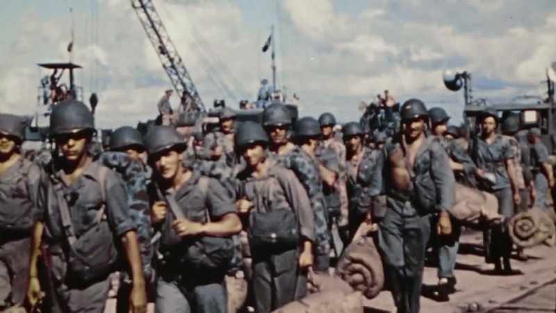 REPLACEMENT TROOPS POUR IN, FRESH FROM BOOT CAMP