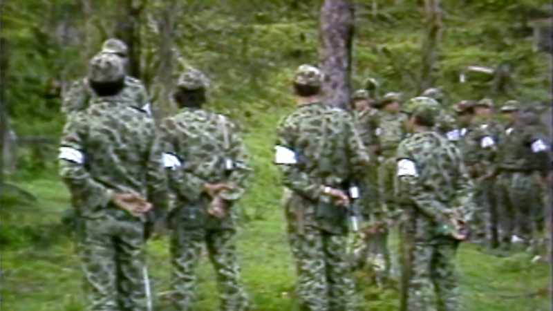 Reporter #1: AT ITS HEIGHT, FARC CONTROLLED A THIRD
