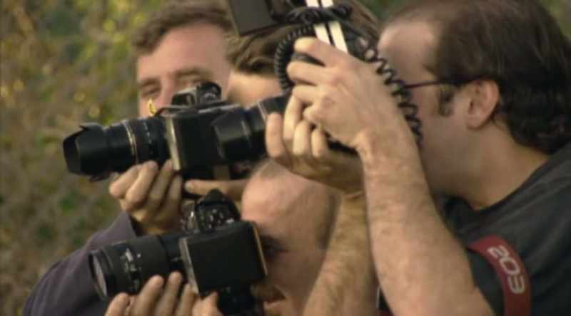 [REPORTER 2] All camera lenses are trained on this house