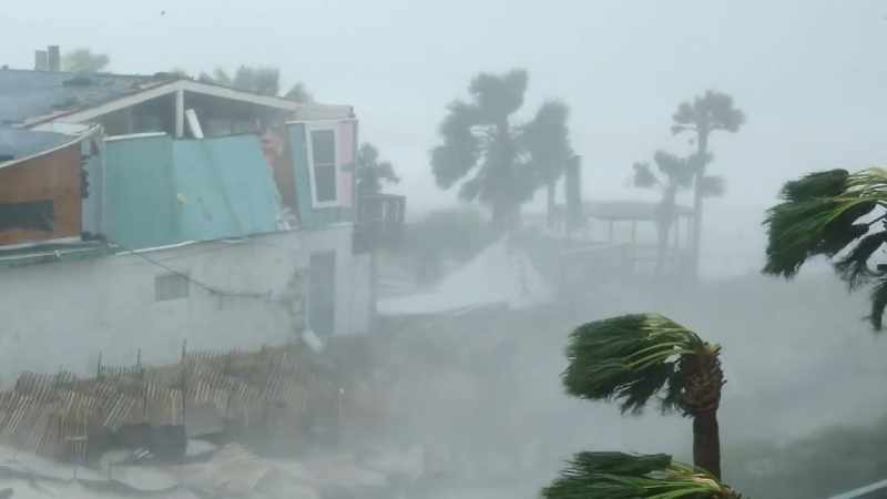 [reporter 2] The hurricane is doing incredible damage