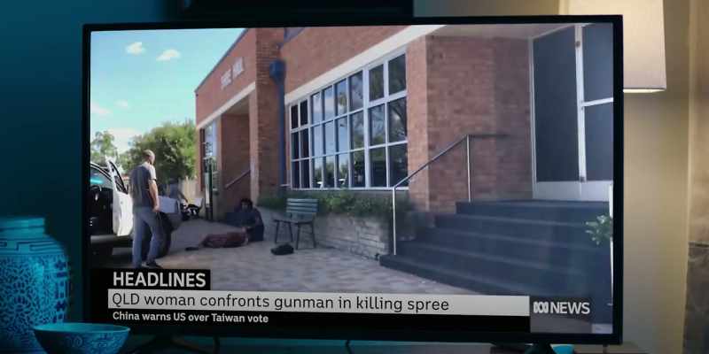 Reporter #8: ...from outside a courthouse in Mount Isa