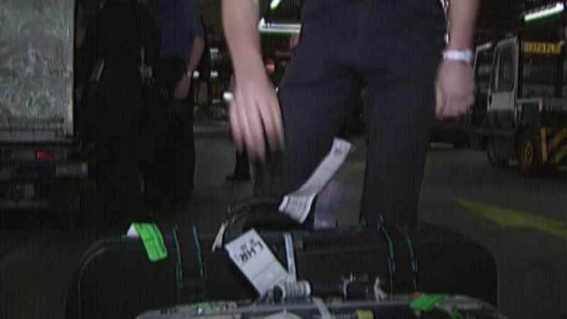 [Reporter] Customs officers have targeted a flight