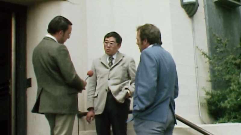 [reporter] District Attorney Peter Chang was back