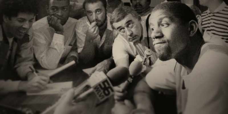 [reporter] Last night, after the game, Magic Johnson said