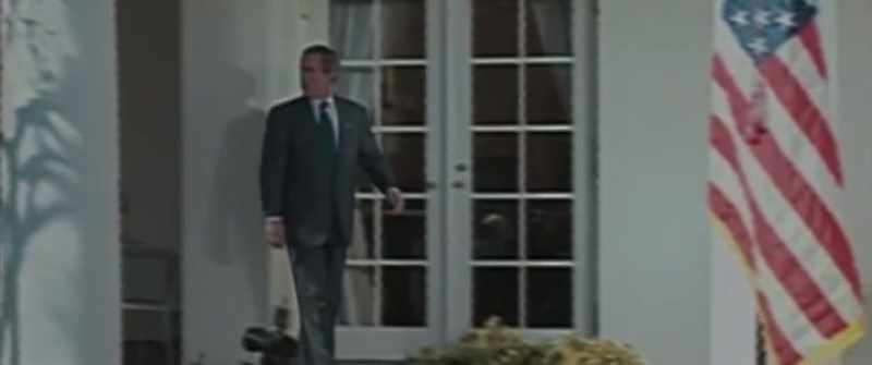 REPORTER: (ON TV) George W. Bush's patience