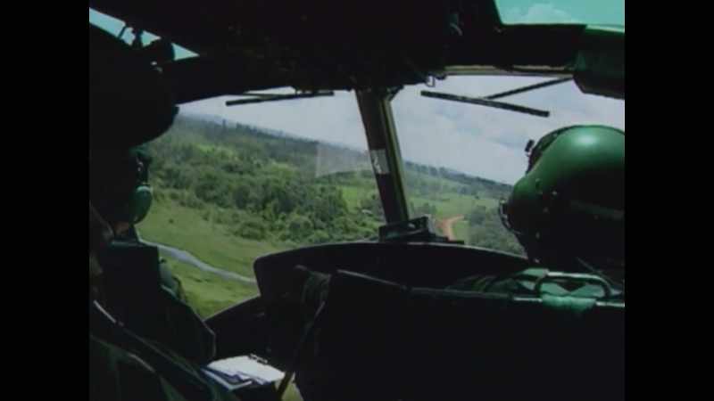 REPORTER: The Colombian Airforce... (explosion)