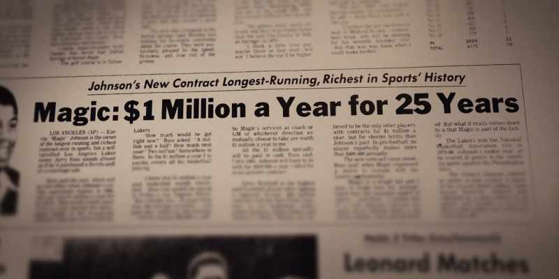 [reporter] The contract that left the athletic world gasping