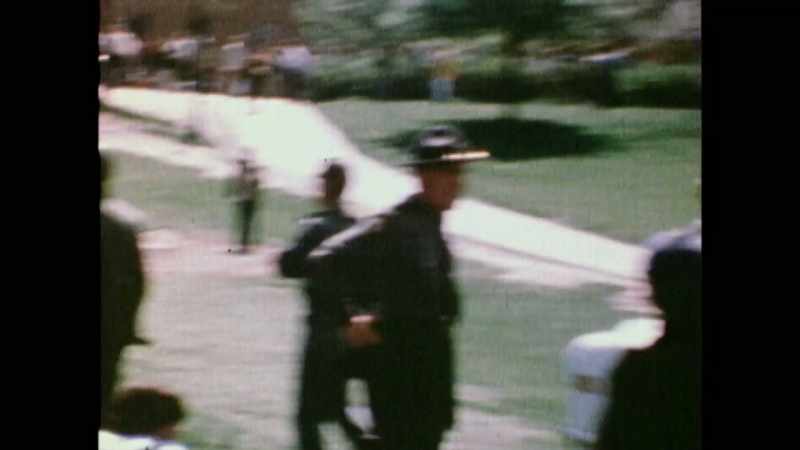 REPORTER: Today, the guardsmen opened fire on the students