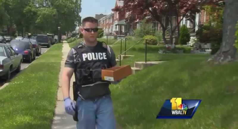 [reporter] While executing a warrant
