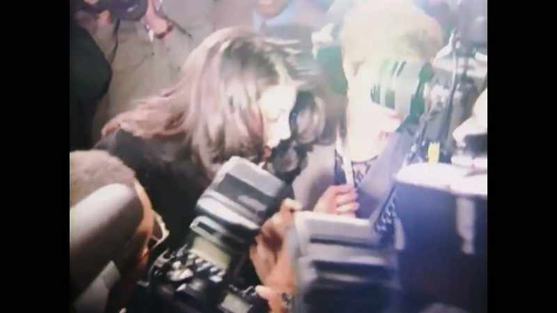 [reporters clamoring]