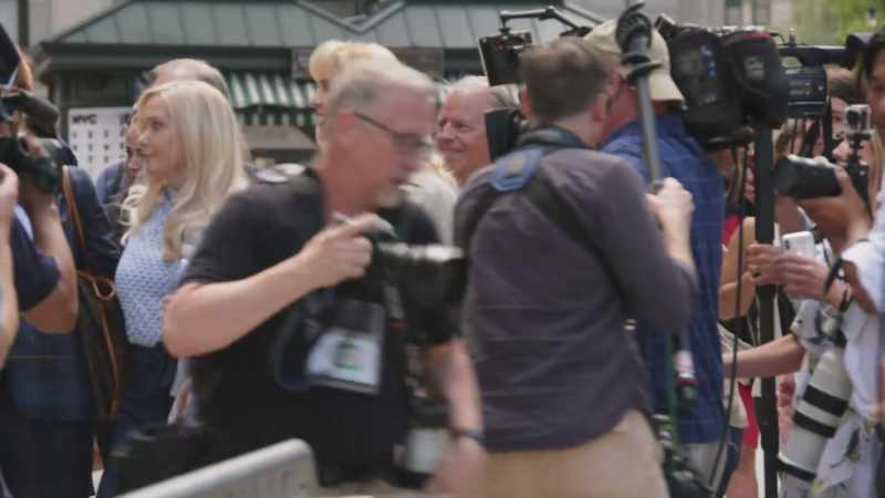 [reporters clamoring]