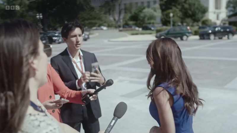 REPORTERS CLAMOUR