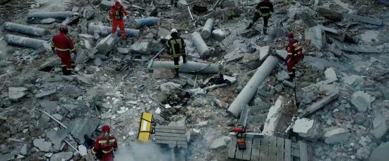 Rescue crews are hard at work