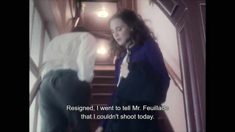 Resigned, I went to tell Mr. Feuillade that I couldn't shoot today