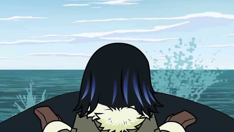 [retching]