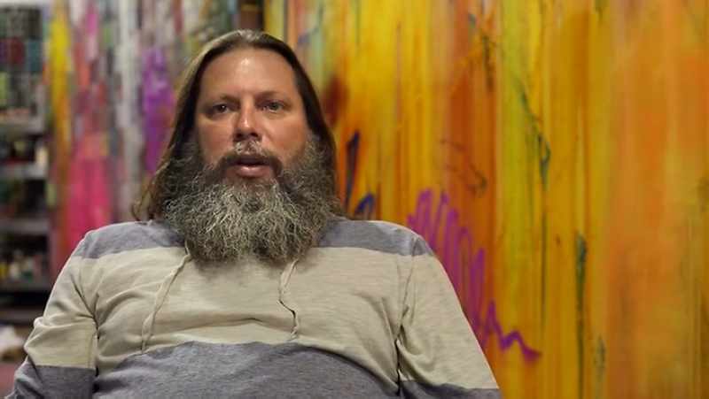 Retna, he's developed a art form based on text
