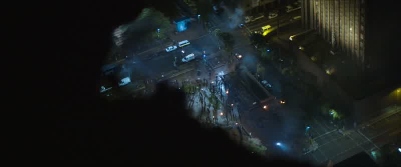 Return to your homes or rubber bullets will be used