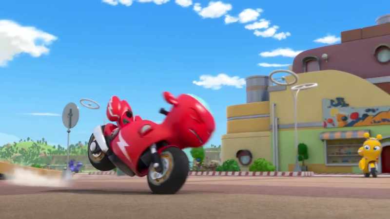 (revving)
