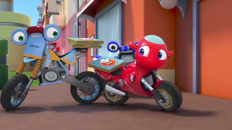 (revving)