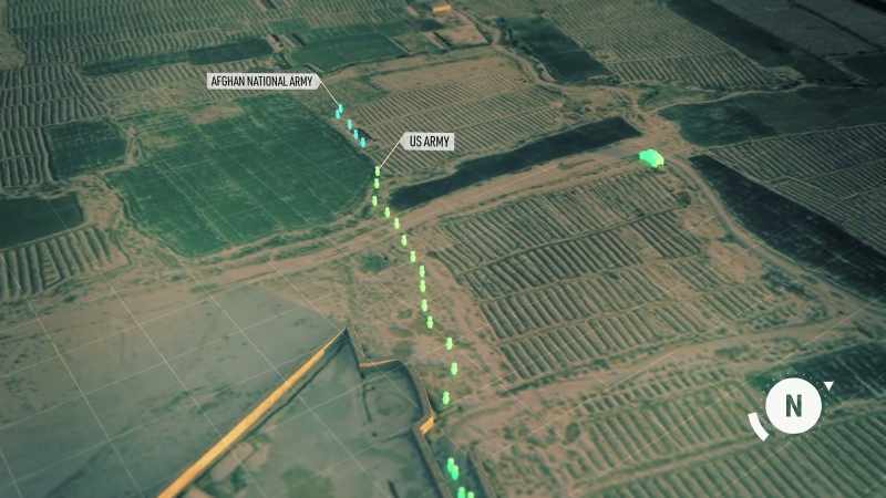 REYLER: We moved in a single file line