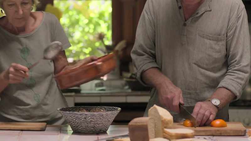 Richard narrates: Chris and his wife Ana