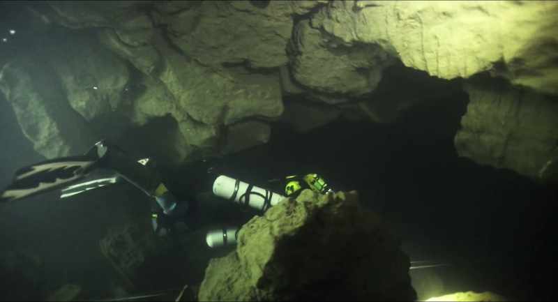 RICK: Caving is clearly about the exploration side of it