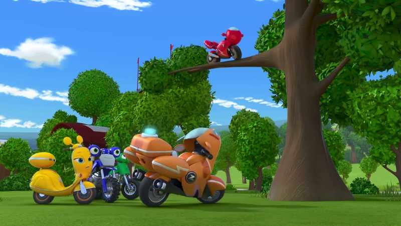 Ricky! (engine revving)