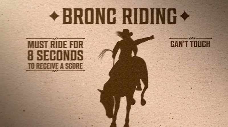 Rider's gotta stay on for eight seconds
