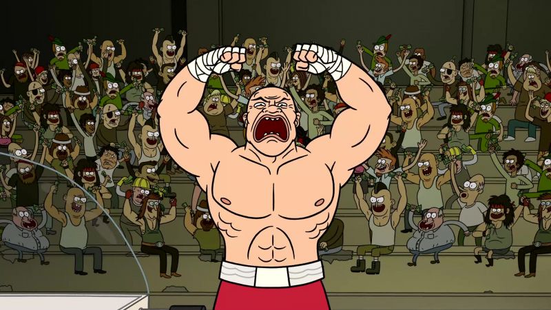 >> Rigby: [ GROANS ]