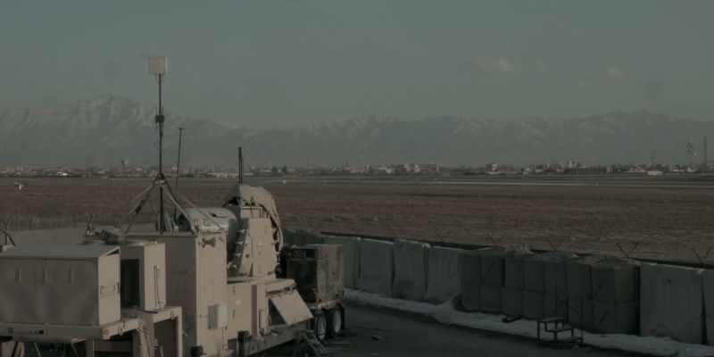 Right about sunup, this Taliban fighter appeared