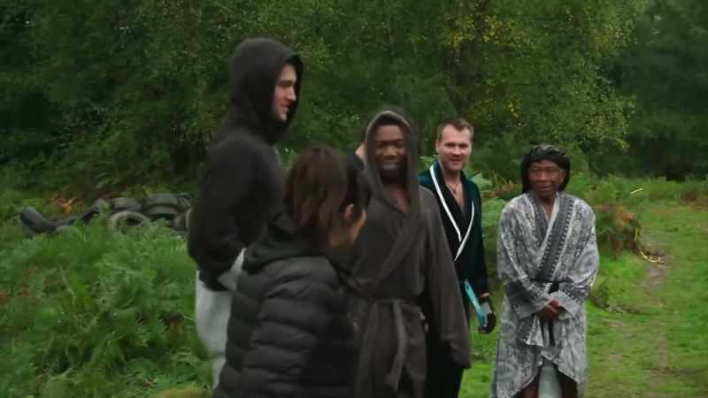 Right, boys, if you think it's wet now
