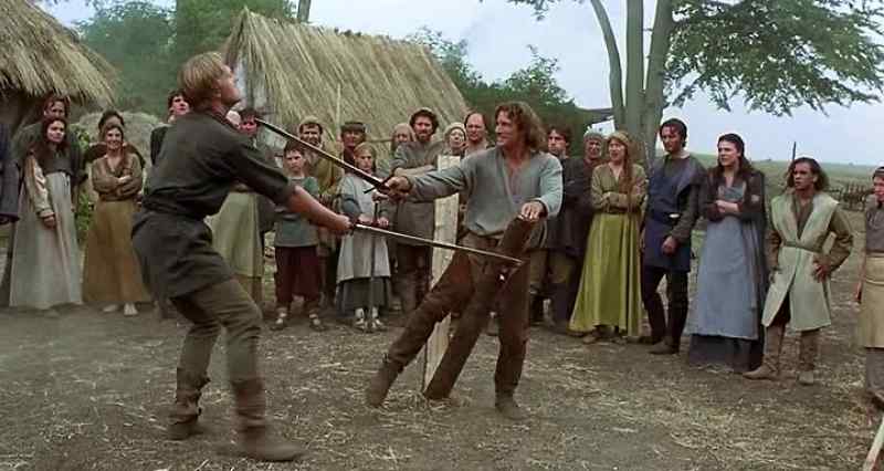 Right. Got tight hold of your sword? Don't you worry about that