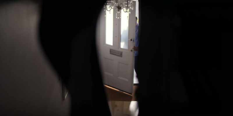 Right. I'm in. Where do I go? - In our room