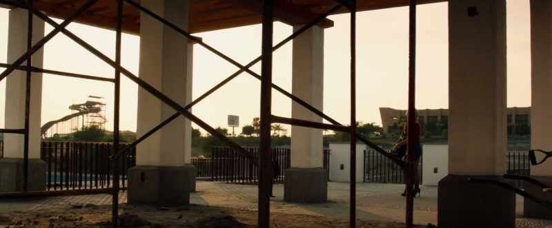 Right next to that, the clubhouse