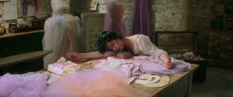Right now, she's dreaming of a world