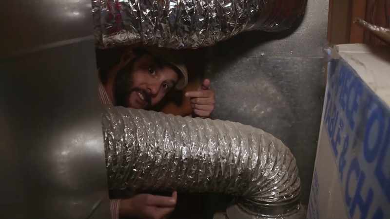Right now if you can see me, it was right under here