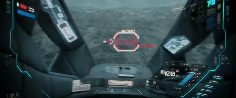 Right rear stabilization thruster depleted