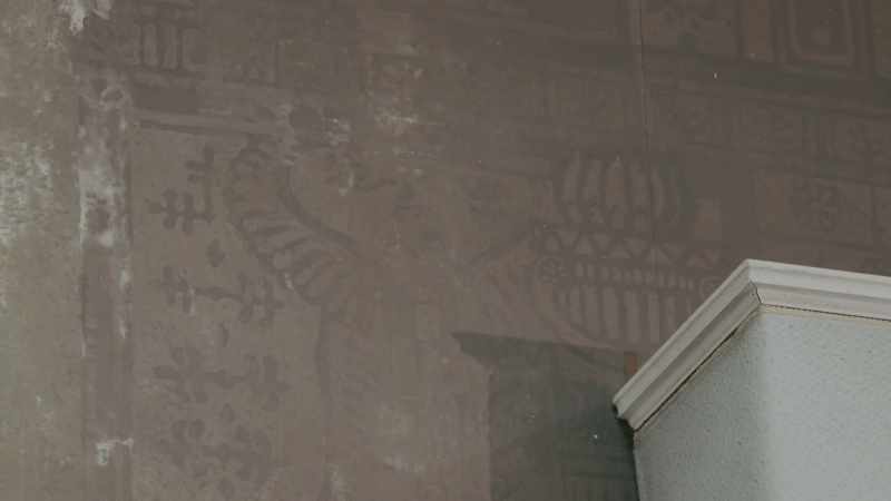 Right there? - It's above the valance