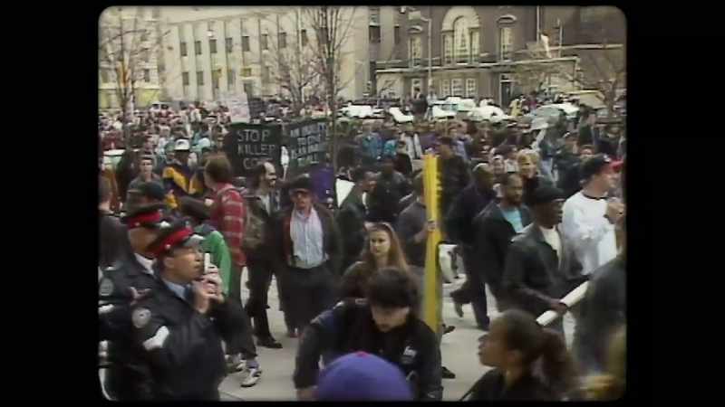 (rinaldo): Up until that point, protests in toronto were loud