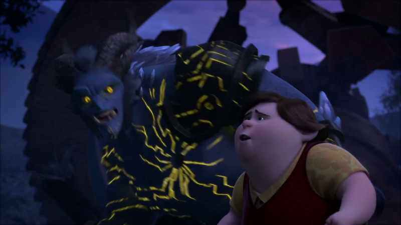 [roars] -[Toby gasps]
