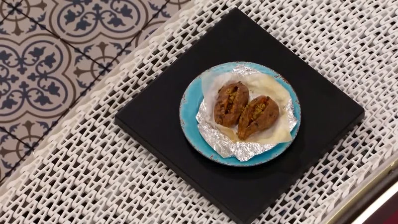 Roasted sweet potatoes