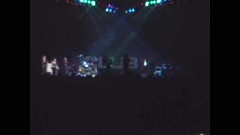 Rob and Fab were gone, and I'm onstage still with