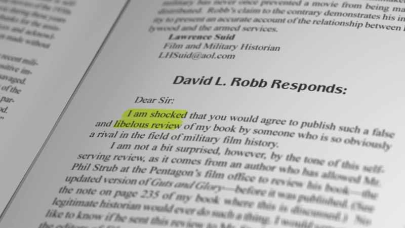 Robb shot back, calling the review libelous
