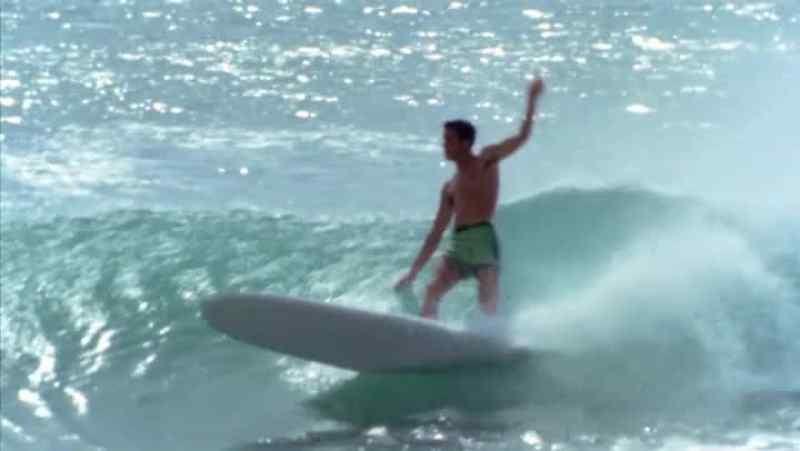 Robert came over the top of the wave